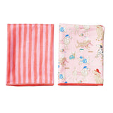 Double Duty (set of 2) reversible - Mable Tan Canine Caper - Once Again Home Co.
