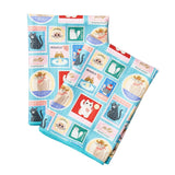 Double Duty (set of 2) reversible - Mable Tan Cat Mail - Once Again Home Co.