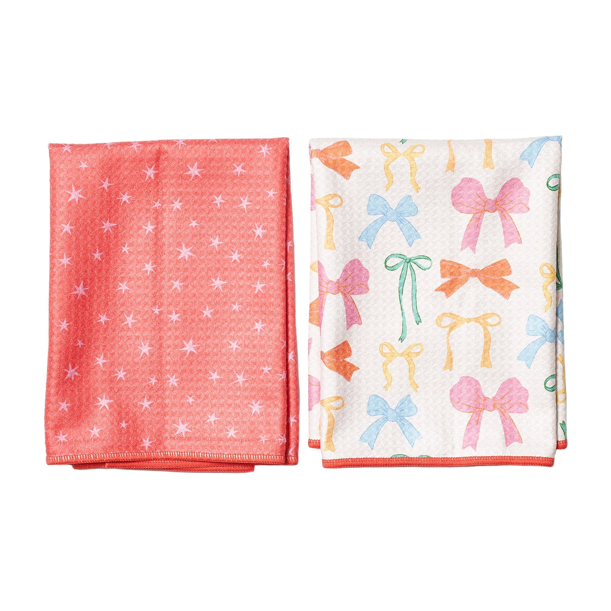 Double Duty (set of 2) reversible - Mable Tan Ribbons - Once Again Home Co.