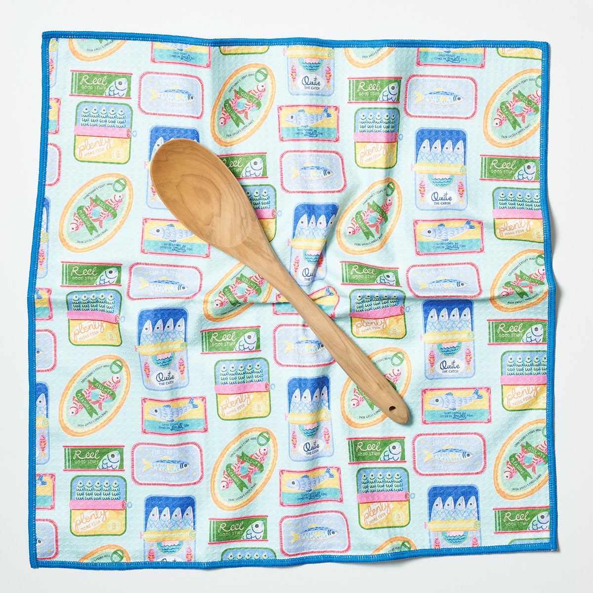 Double Duty (set of 2) reversible - Mable Tan Sardines - Once Again Home Co.