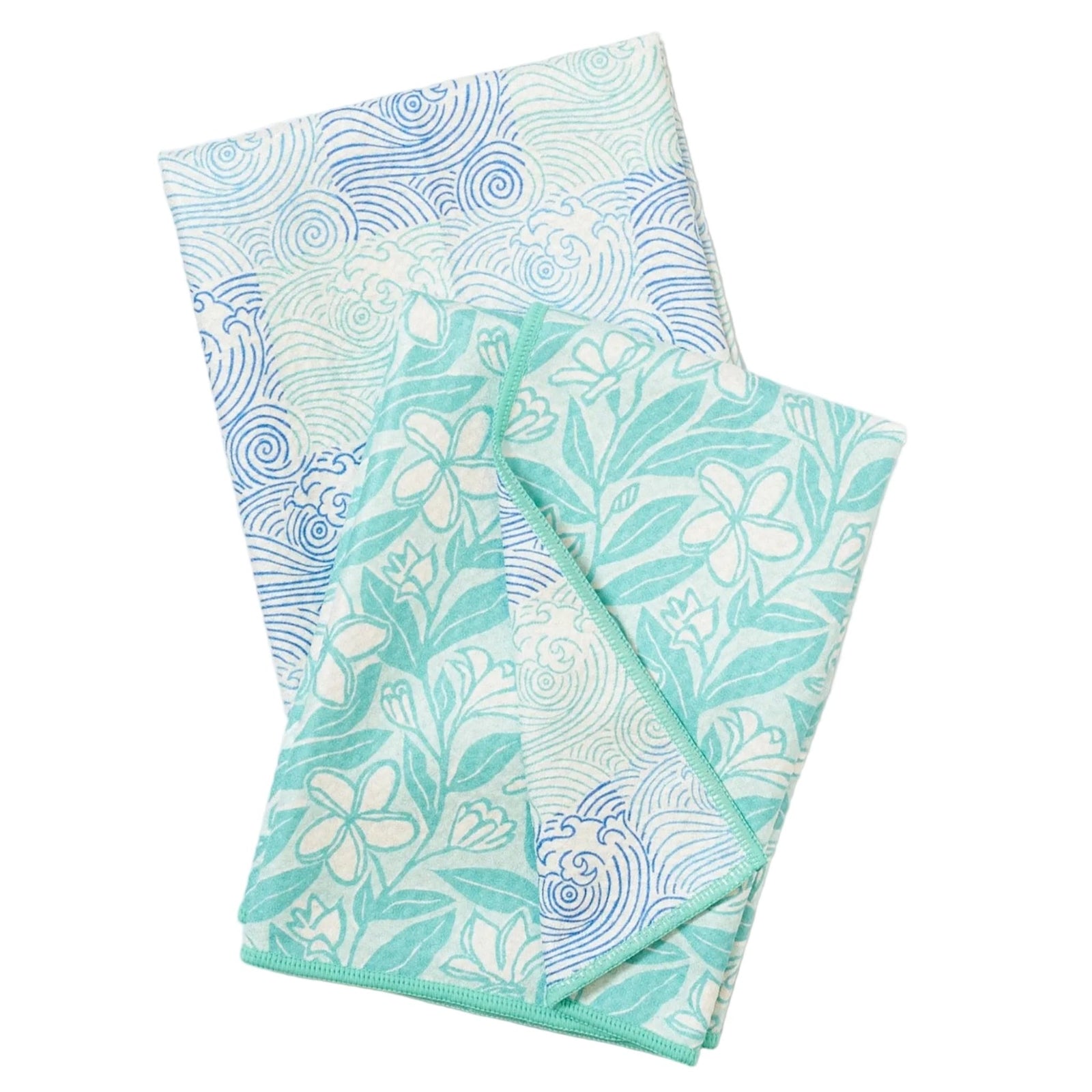 Double Duty (set of 2) Reversible - Marie Le Moal Plumeria - Once Again Home Co.