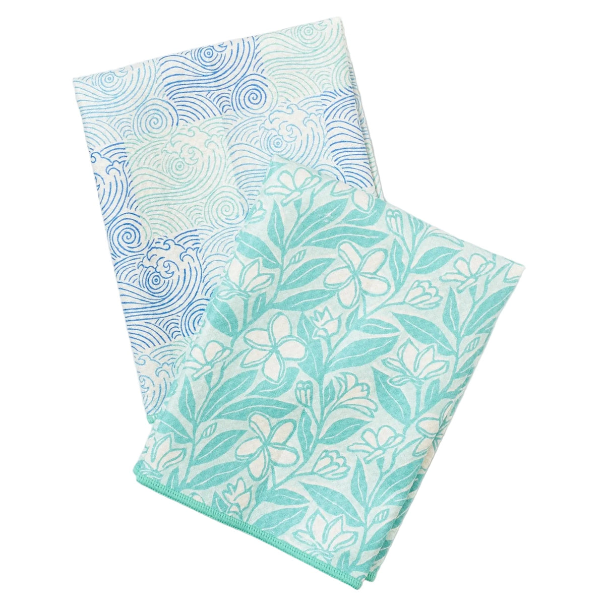 Double Duty (set of 2) Reversible - Marie Le Moal Plumeria - Once Again Home Co.