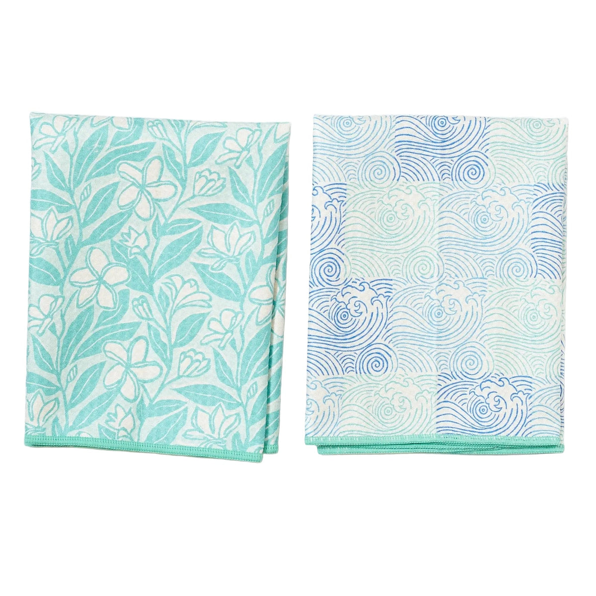 Double Duty (set of 2) Reversible - Marie Le Moal Plumeria - Once Again Home Co.