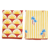 Double Duty (set of 2) Reversible - Marie Le Moal Sunrise - Once Again Home Co.