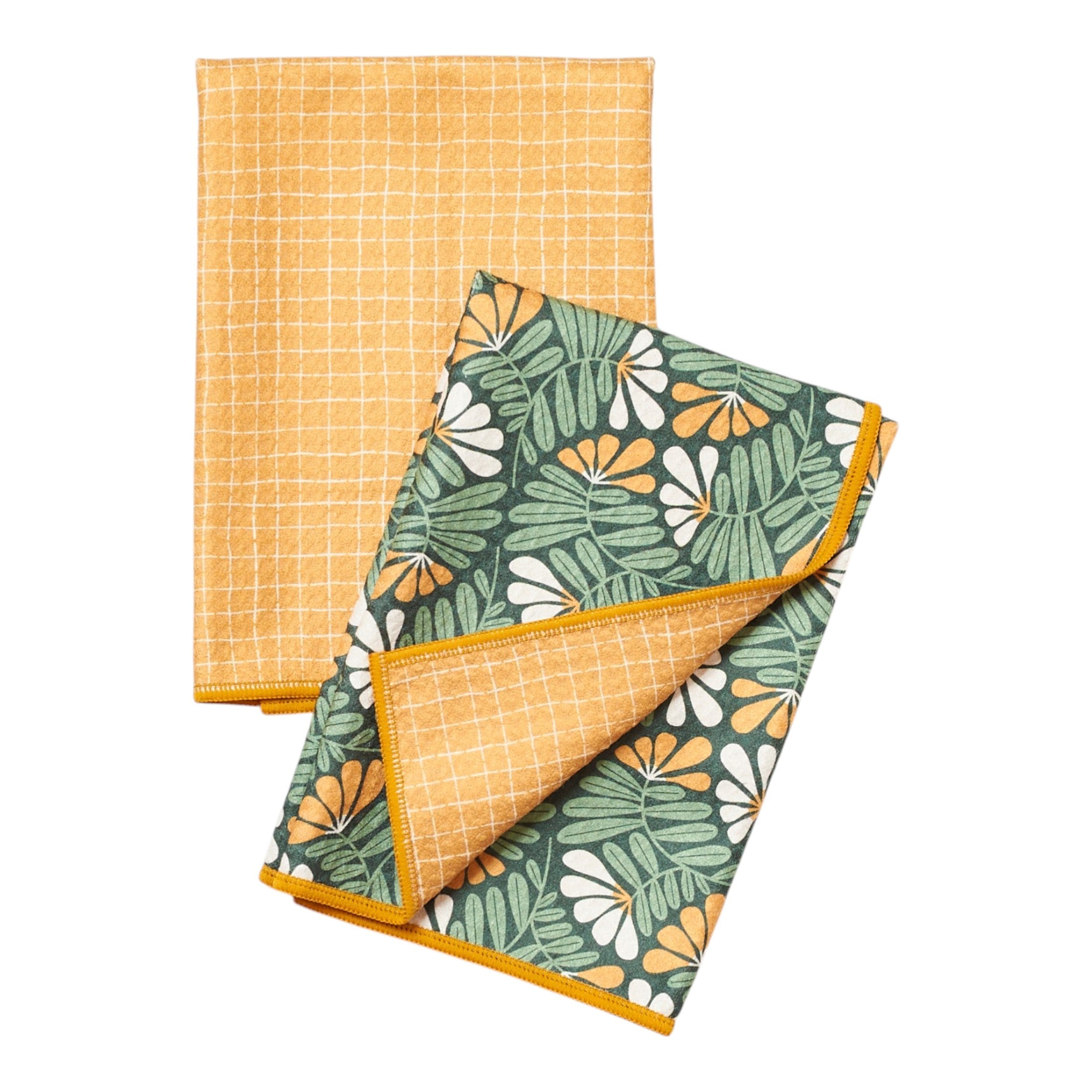 Double Duty (set of 2) reversible - Rebecca Woolbright Fall Flower - Once Again Home Co.