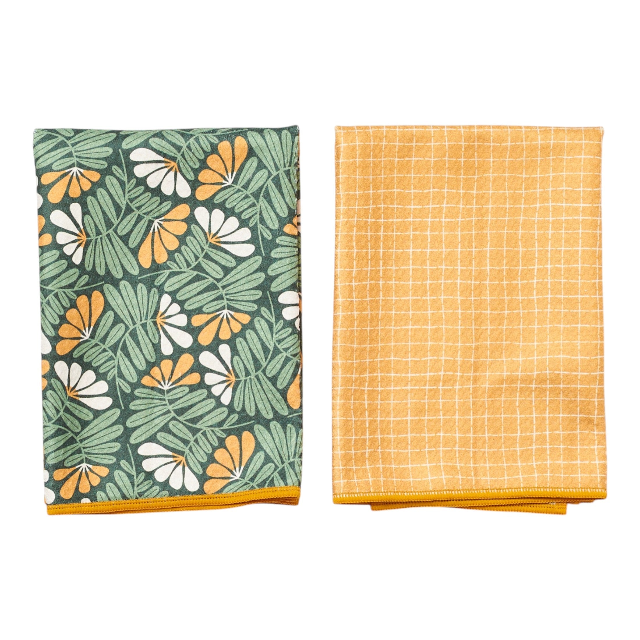 Double Duty (set of 2) reversible - Rebecca Woolbright Fall Flower - Once Again Home Co.