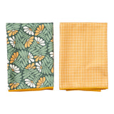Double Duty (set of 2) reversible - Rebecca Woolbright Fall Flower - Once Again Home Co.