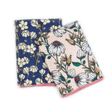 Double Duty Towel (set of 2) Reversible - Janine Lecour Flower Trail - Once Again Home Co.
