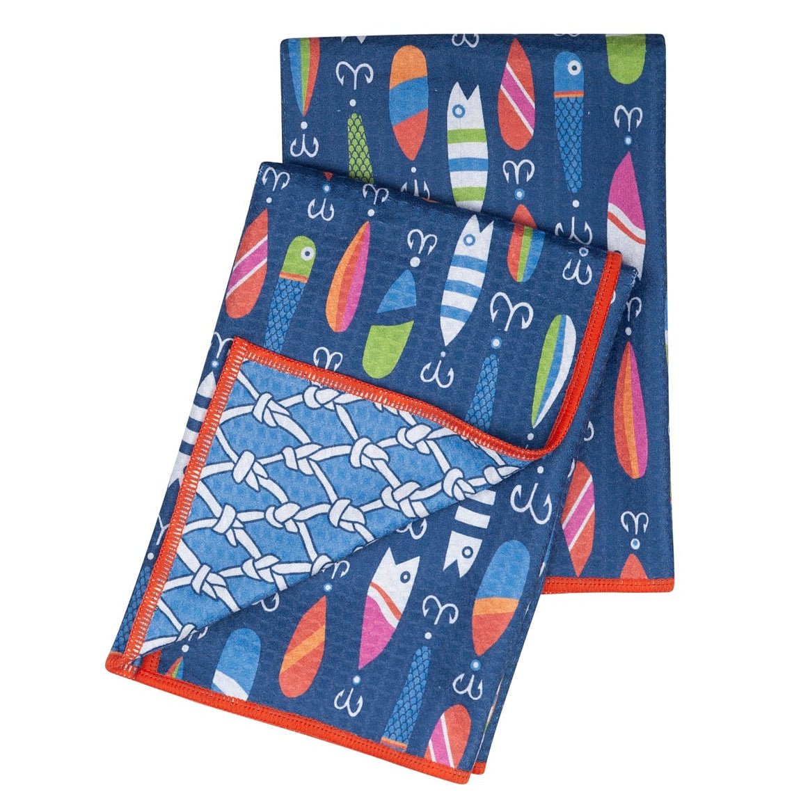 Double Duty Towel (set of 2) Reversible - Kate Nelligan Lure - Once Again Home Co.