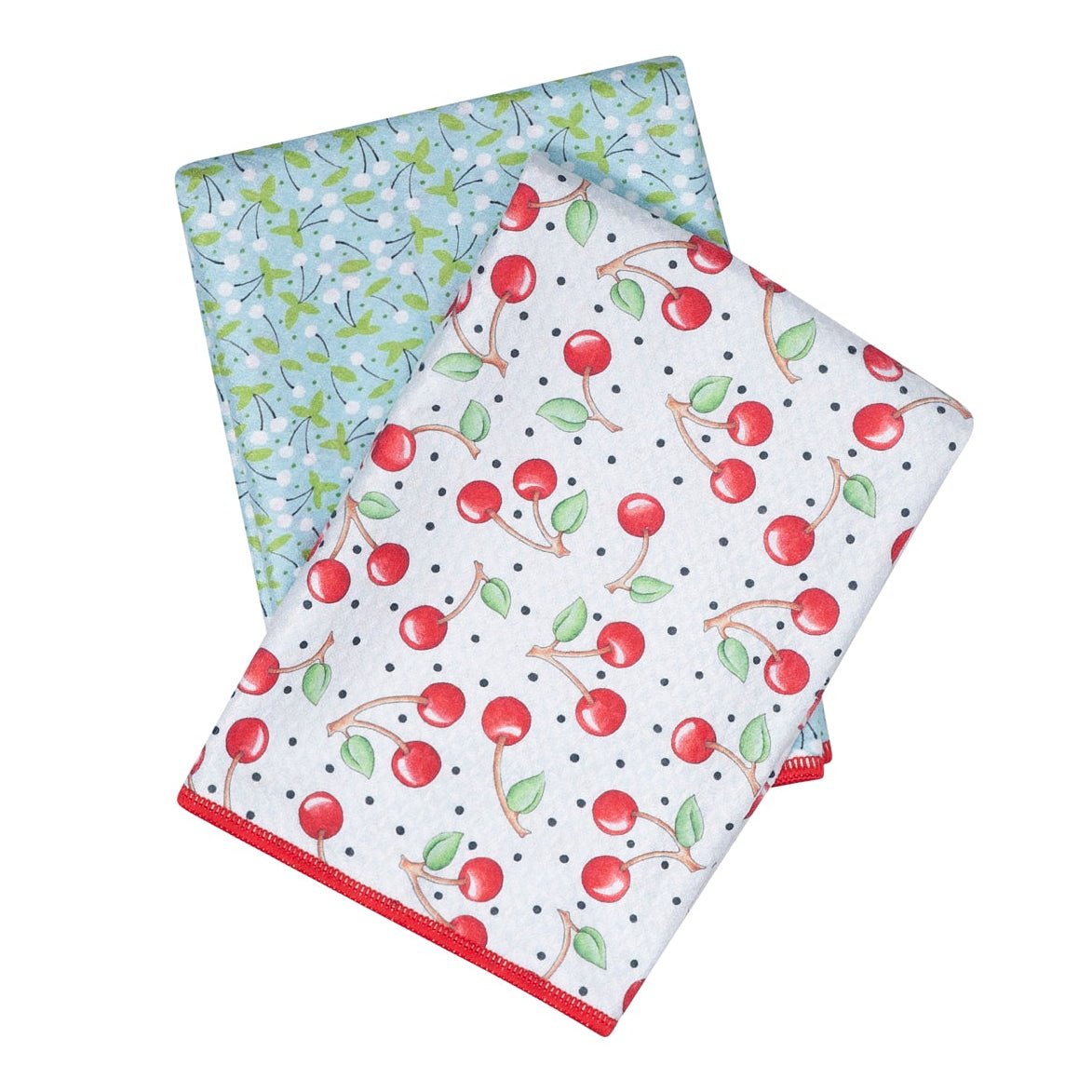 Double Duty Towel (set of 2) Reversible - Mary Engelbreit Cherry Harvest - Once Again Home Co.