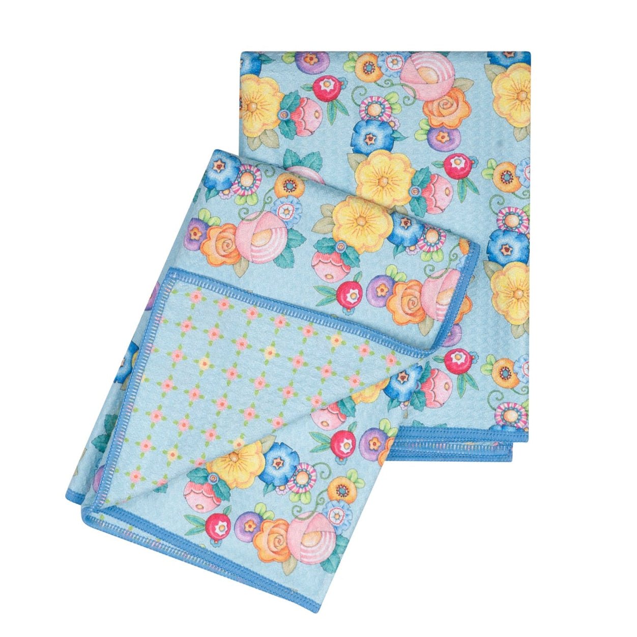 Double Duty Towel (set of 2) Reversible - Mary Engelbreit Wildflower Garland - Once Again Home Co.