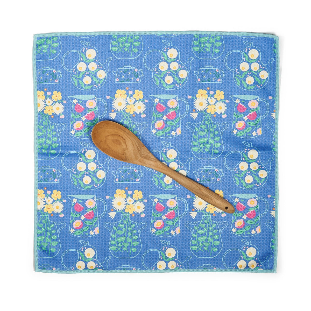 Double Duty Towel (set of 2) Reversible - MT Flower Teapot - Once Again Home Co.