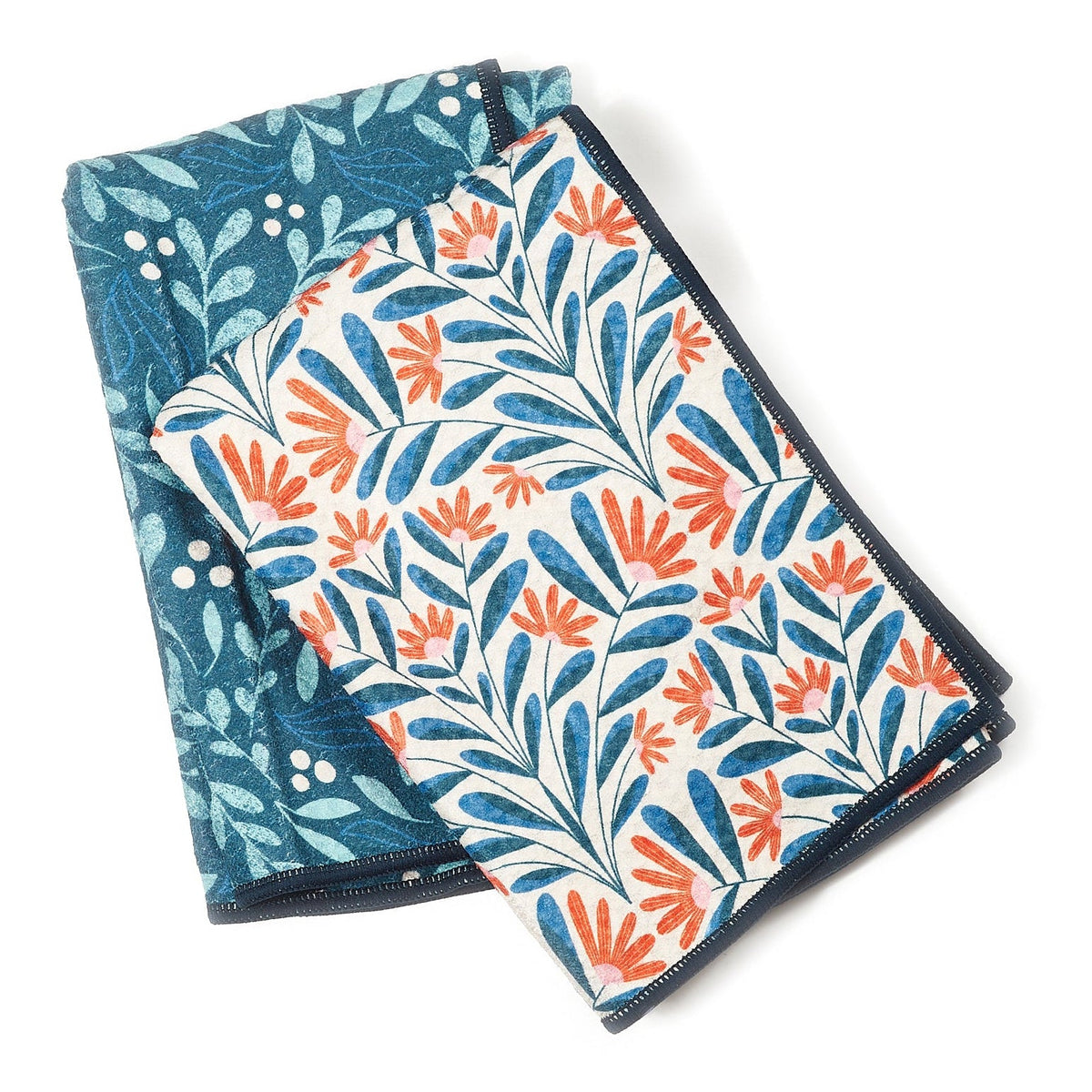 Double Duty Towel (set of 2) Reversible - RJW Sflora - Once Again Home Co.