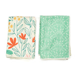 Double Duty Towels (set of 2) Reversible - RJW New Bloom - Once Again Home Co.