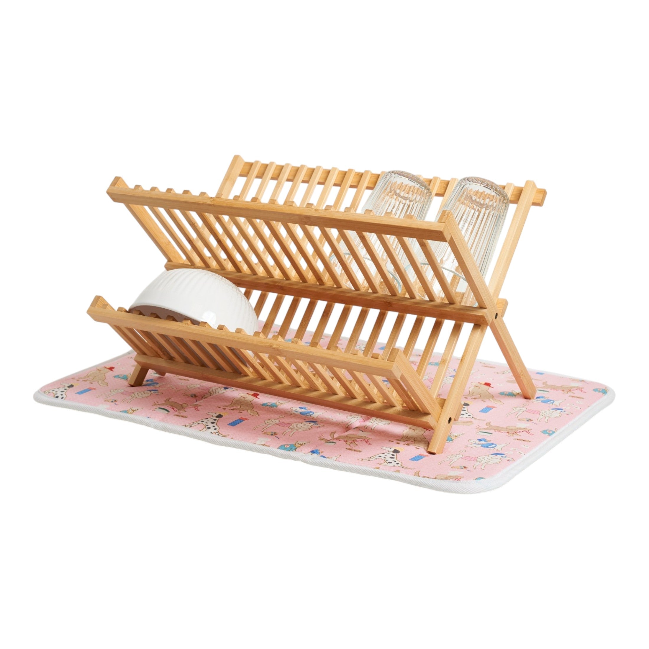 Drying Mat - Mable Tan Canine Caper - Once Again Home Co.