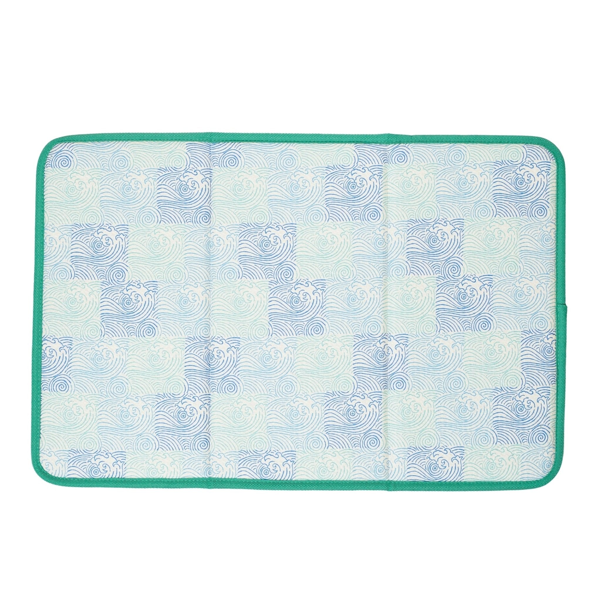 Drying Mat - Marie Le Moal Plumeria - Once Again Home Co.