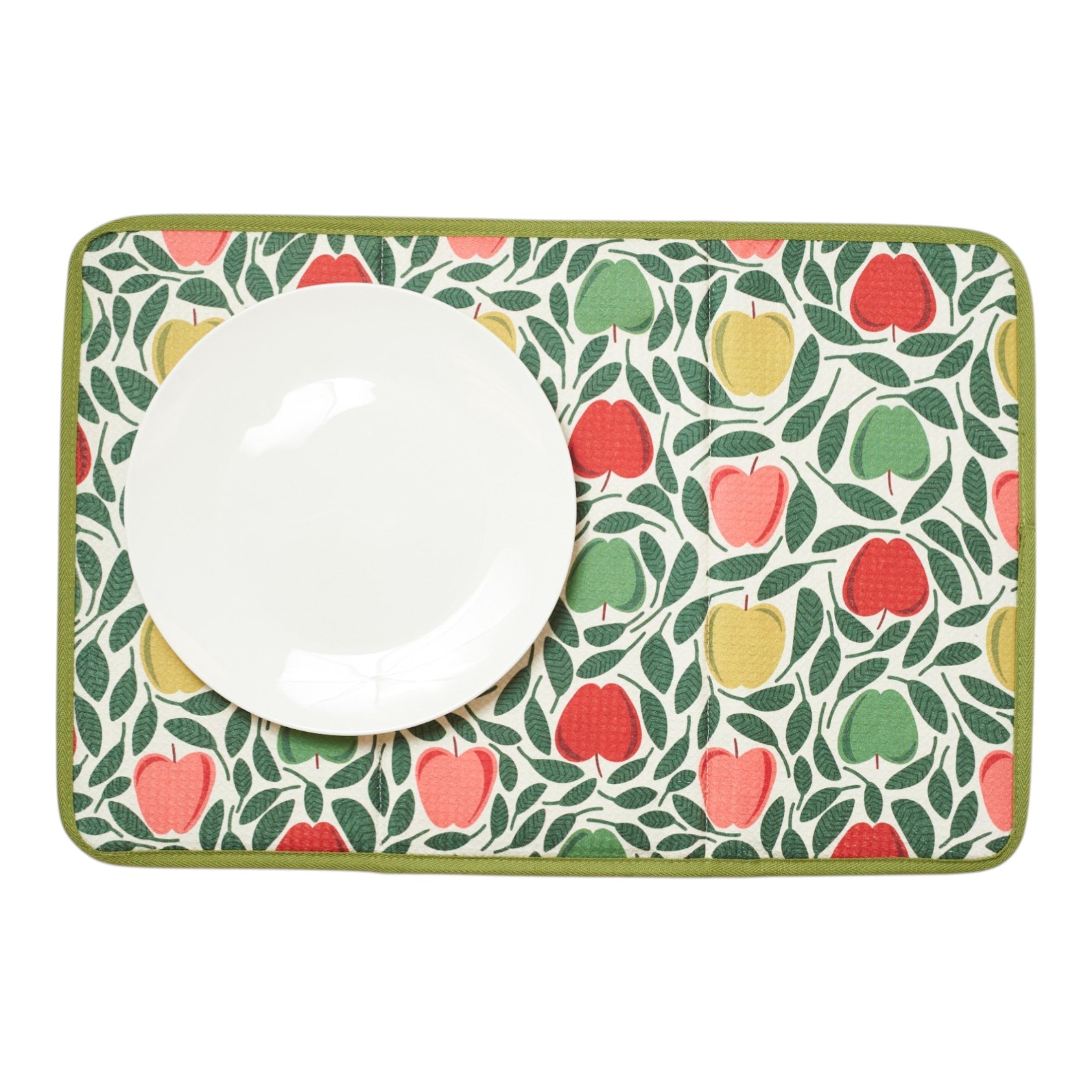Drying Mat - Rebecca Jane Woolbright Happy Apple - Once Again Home Co.