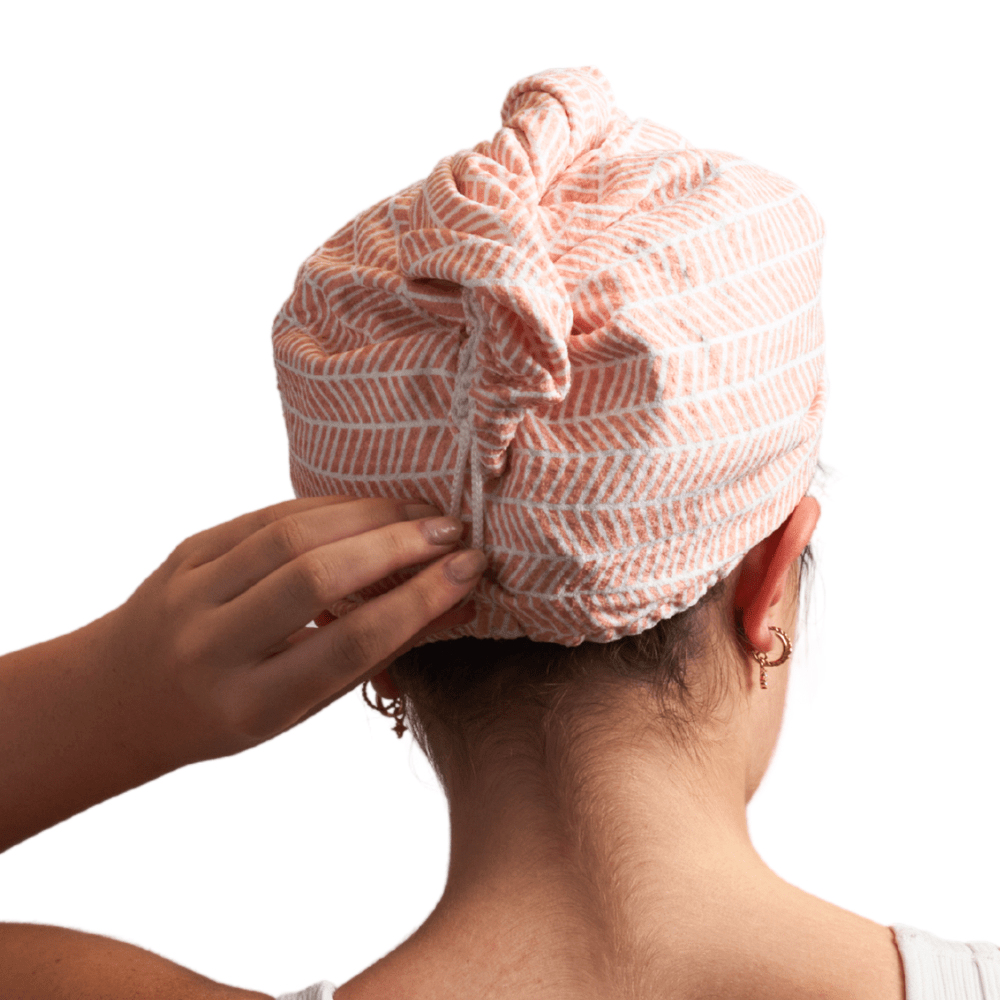 Hair Towel Wrap - Branches in Pink - Once Again Home Co.