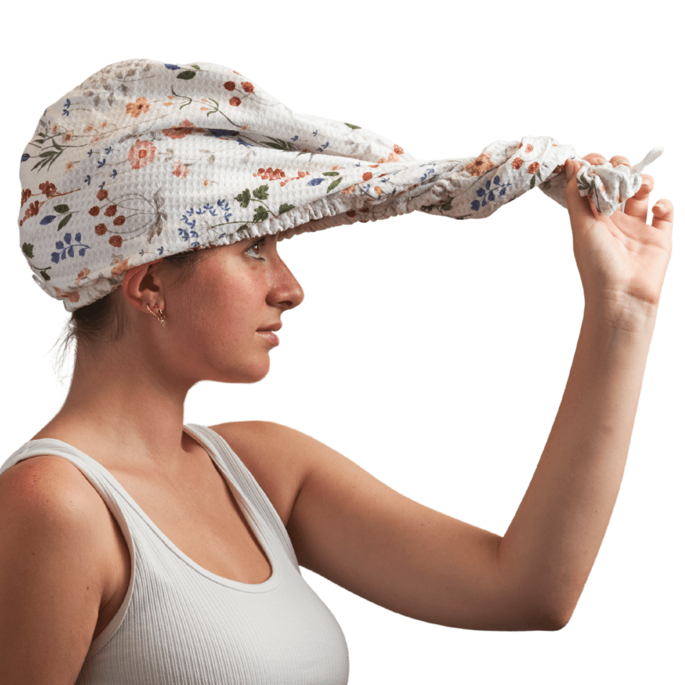Hair Towel Wrap - Serenity Floral - Once Again Home Co.