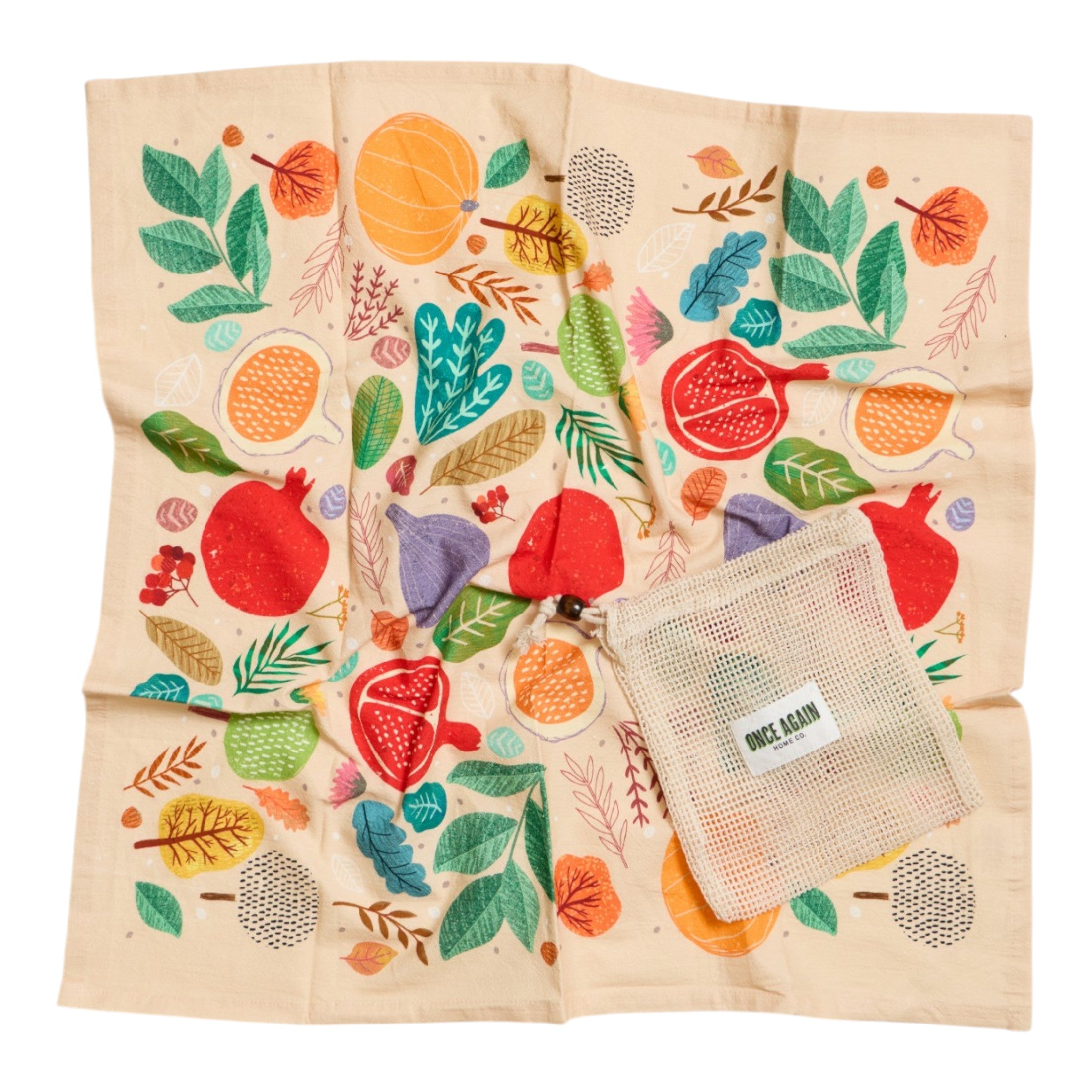 Heritage Organic Towel Set - Autumn Bounty - Once Again Home Co.