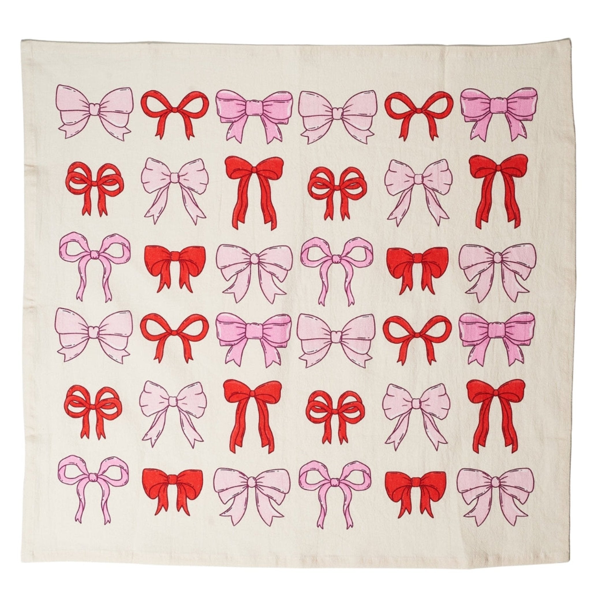 Heritage Organic Towel Set - Bows and Bows - Once Again Home Co.