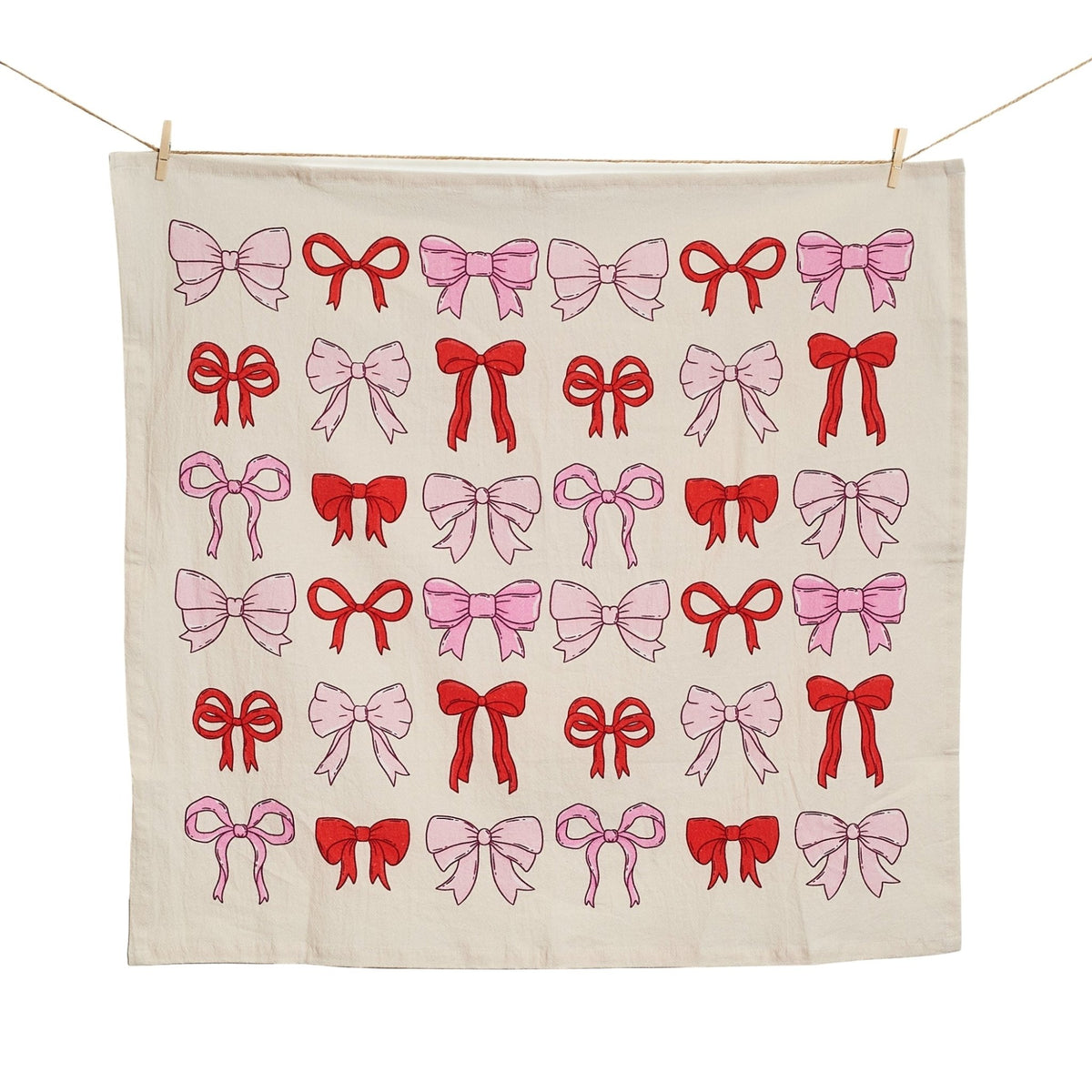 Heritage Organic Towel Set - Bows and Bows - Once Again Home Co.