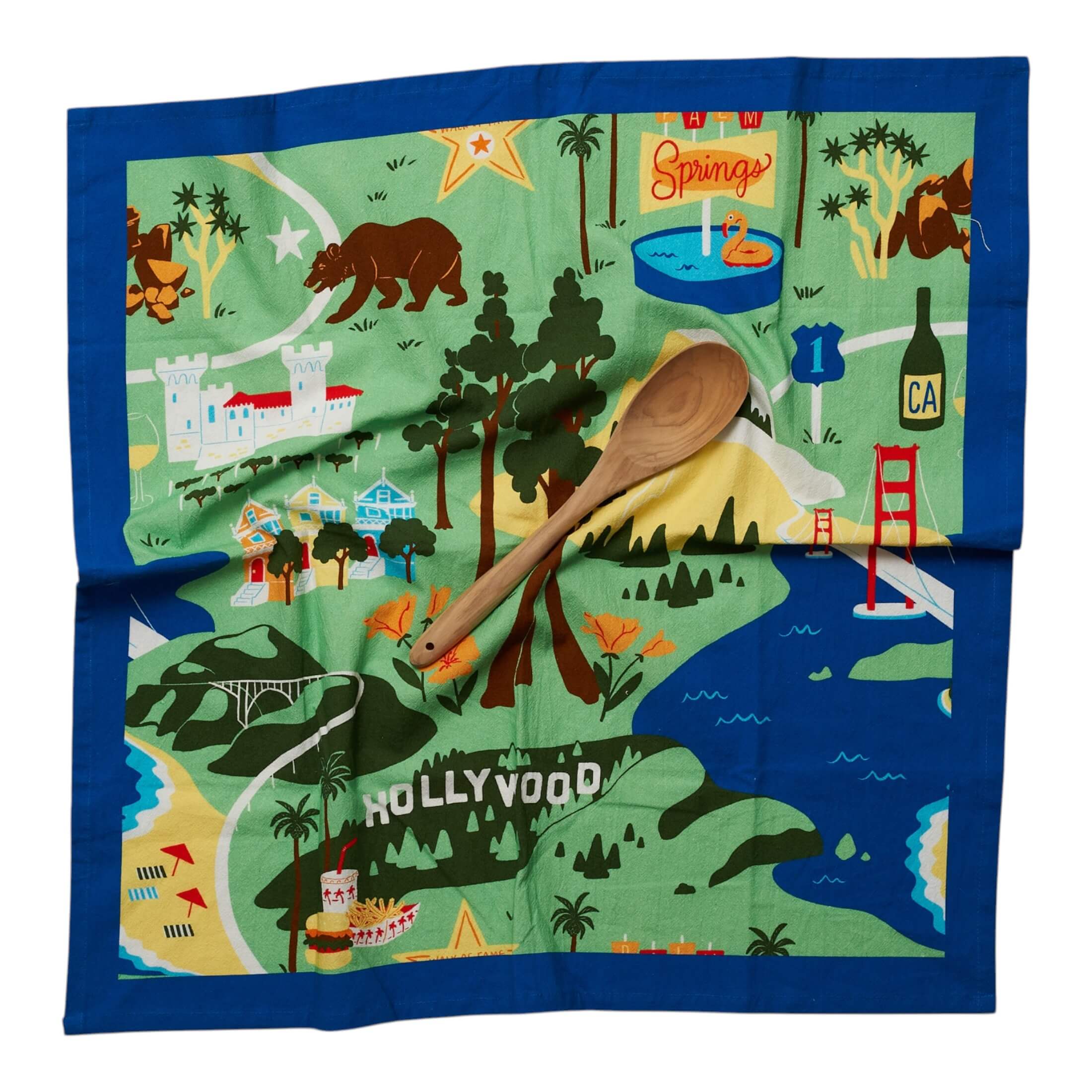 Heritage Organic Towel Set - California State - Once Again Home Co.
