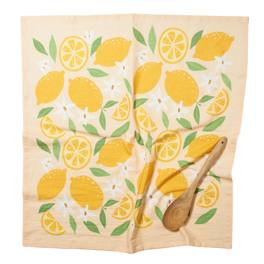 Heritage Organic Towel Set - Lemon - Once Again Home Co.