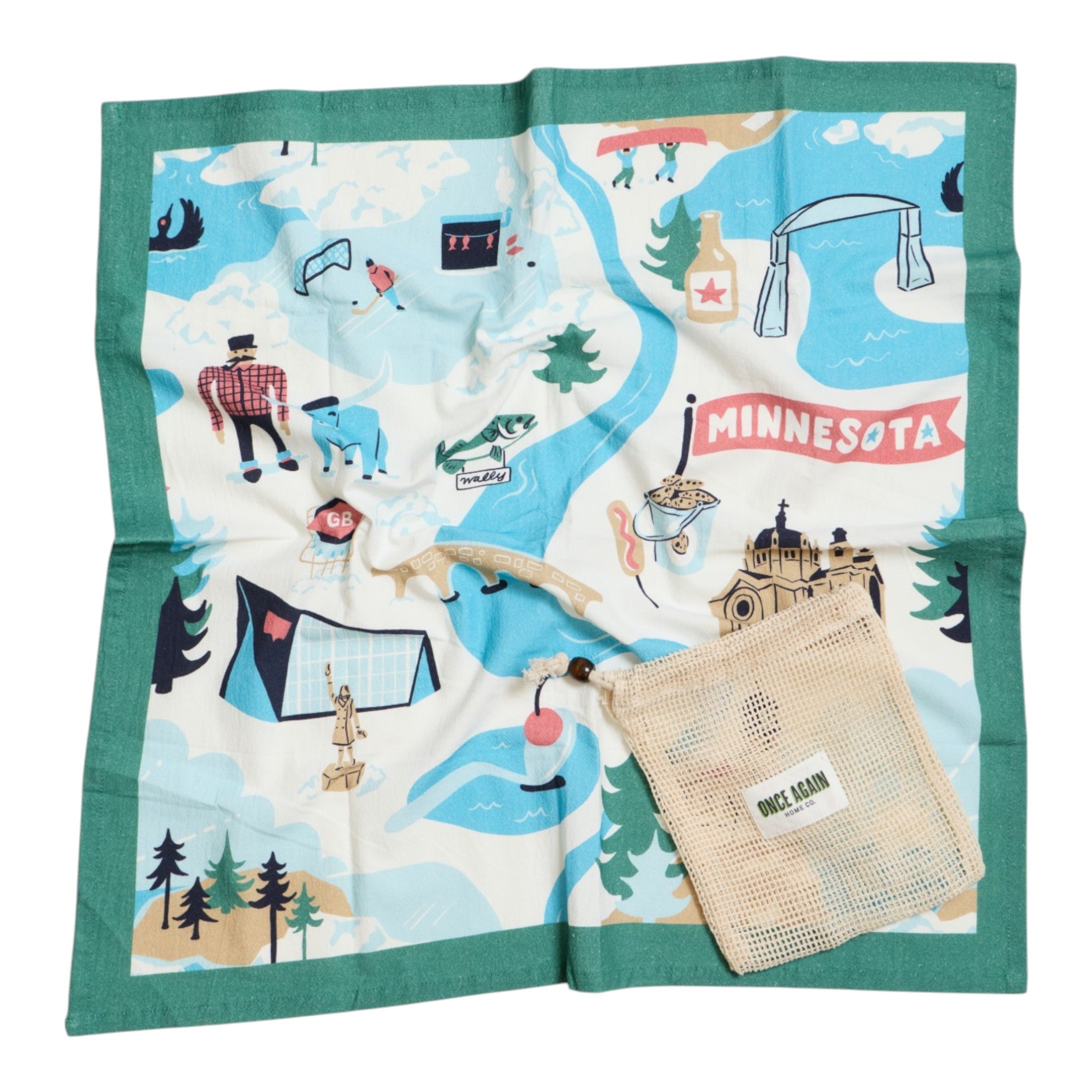 Heritage Organic Towel Set - Minnesota - Once Again Home Co.