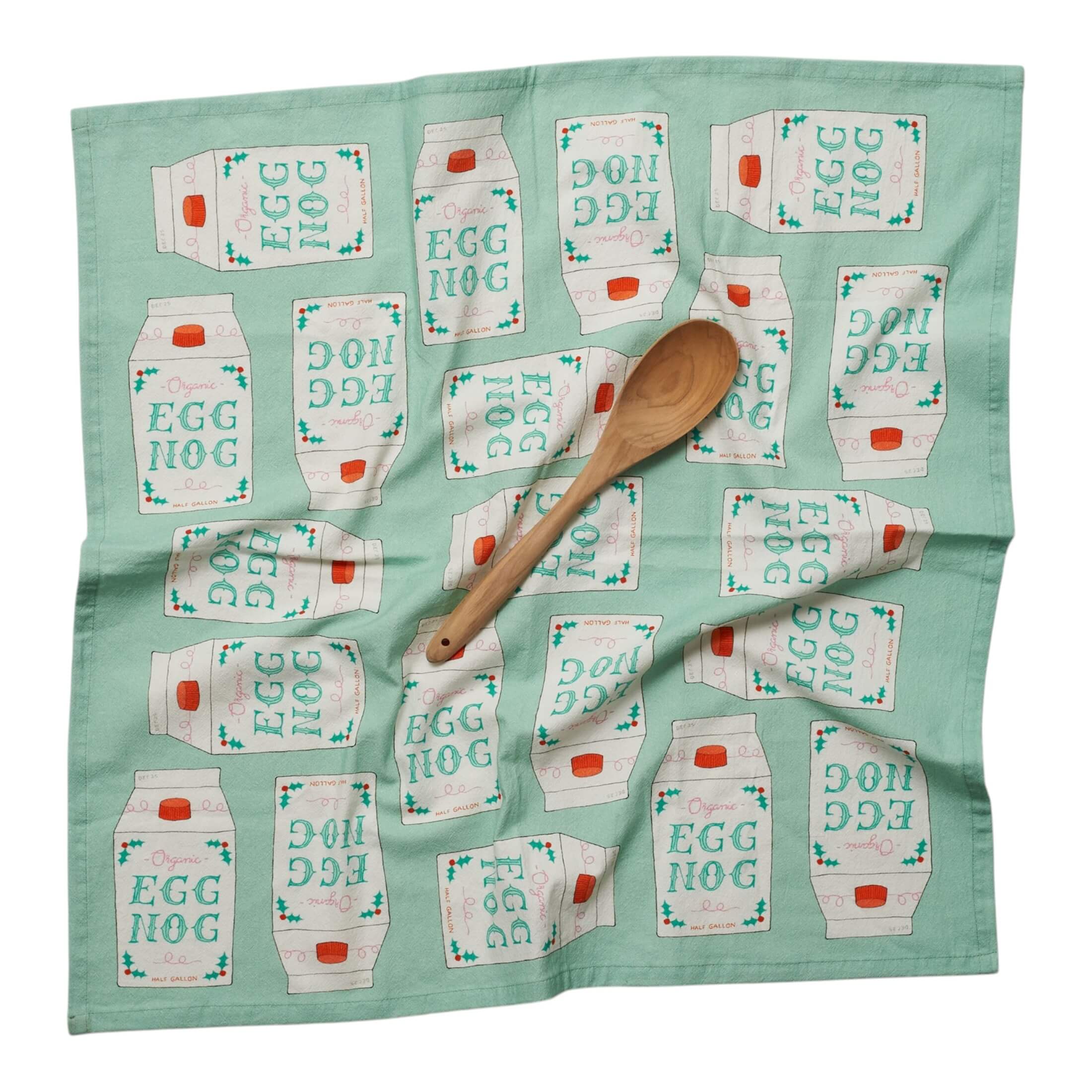 Heritage Organic Towel Set - Sara Fitz Egg Nog - Once Again Home Co.