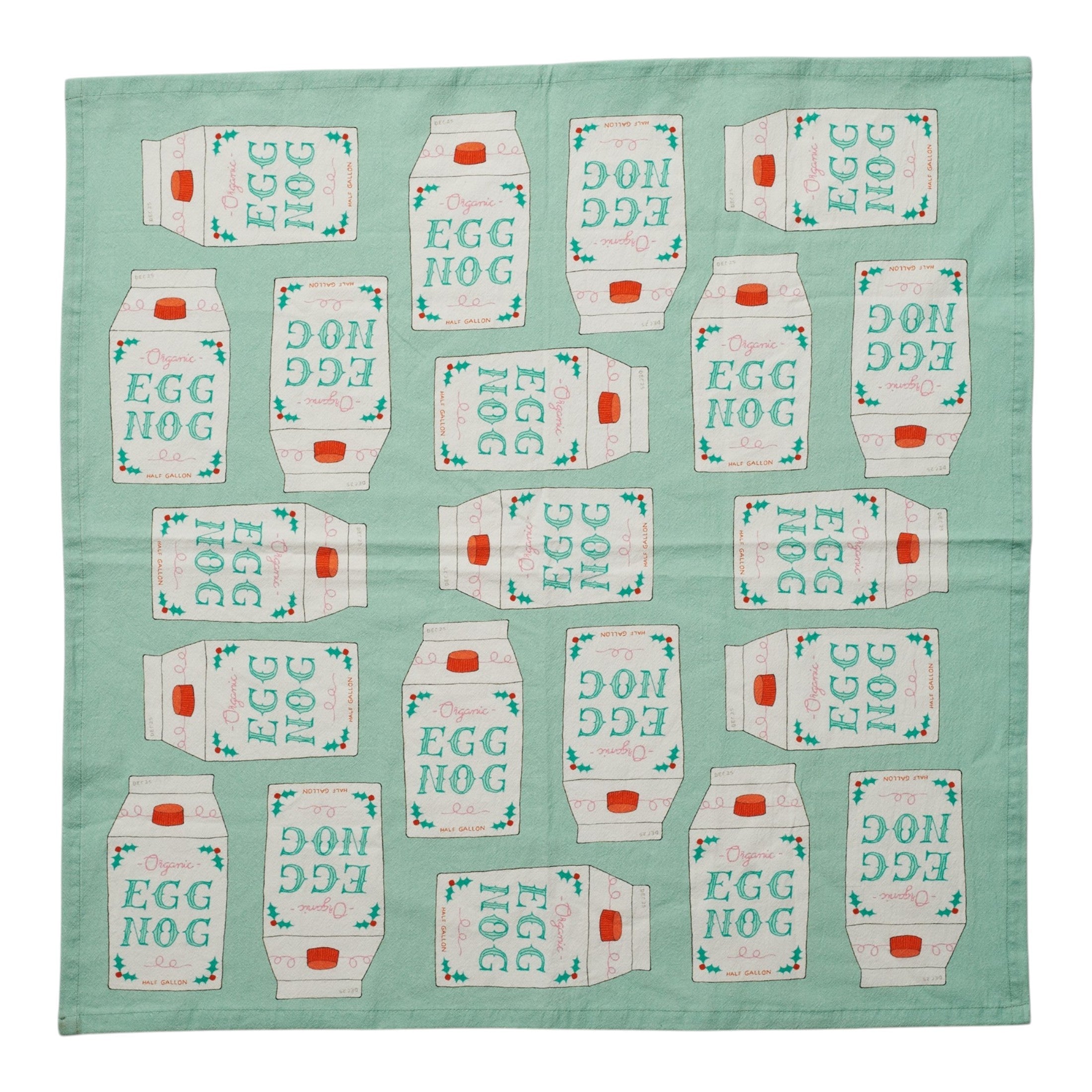 Heritage Organic Towel Set - Sara Fitz Egg Nog - Once Again Home Co.