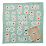 Heritage Organic Towel Set - Sara Fitz Egg Nog - Once Again Home Co.
