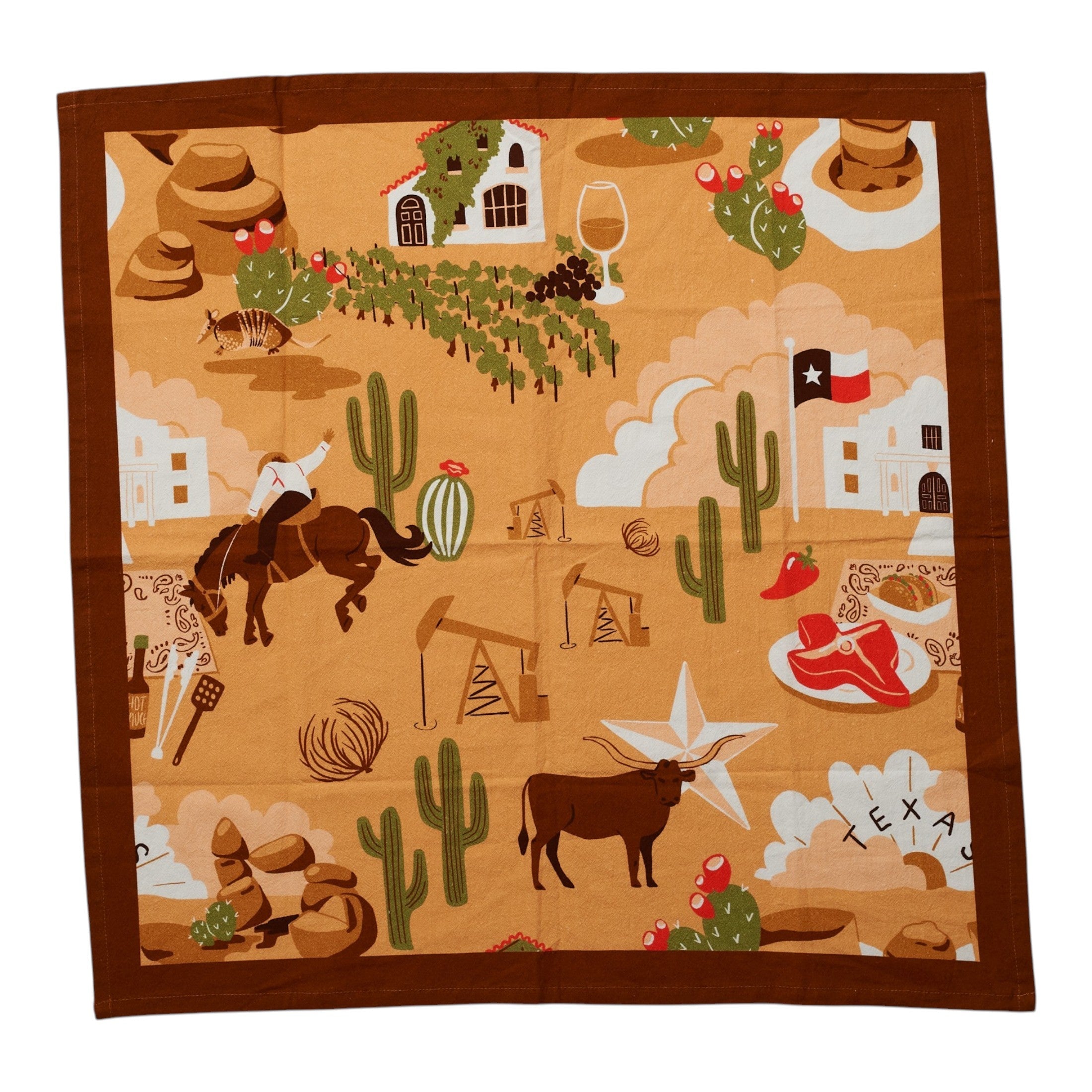 Heritage Organic Towel Set - Texas State - Once Again Home Co.
