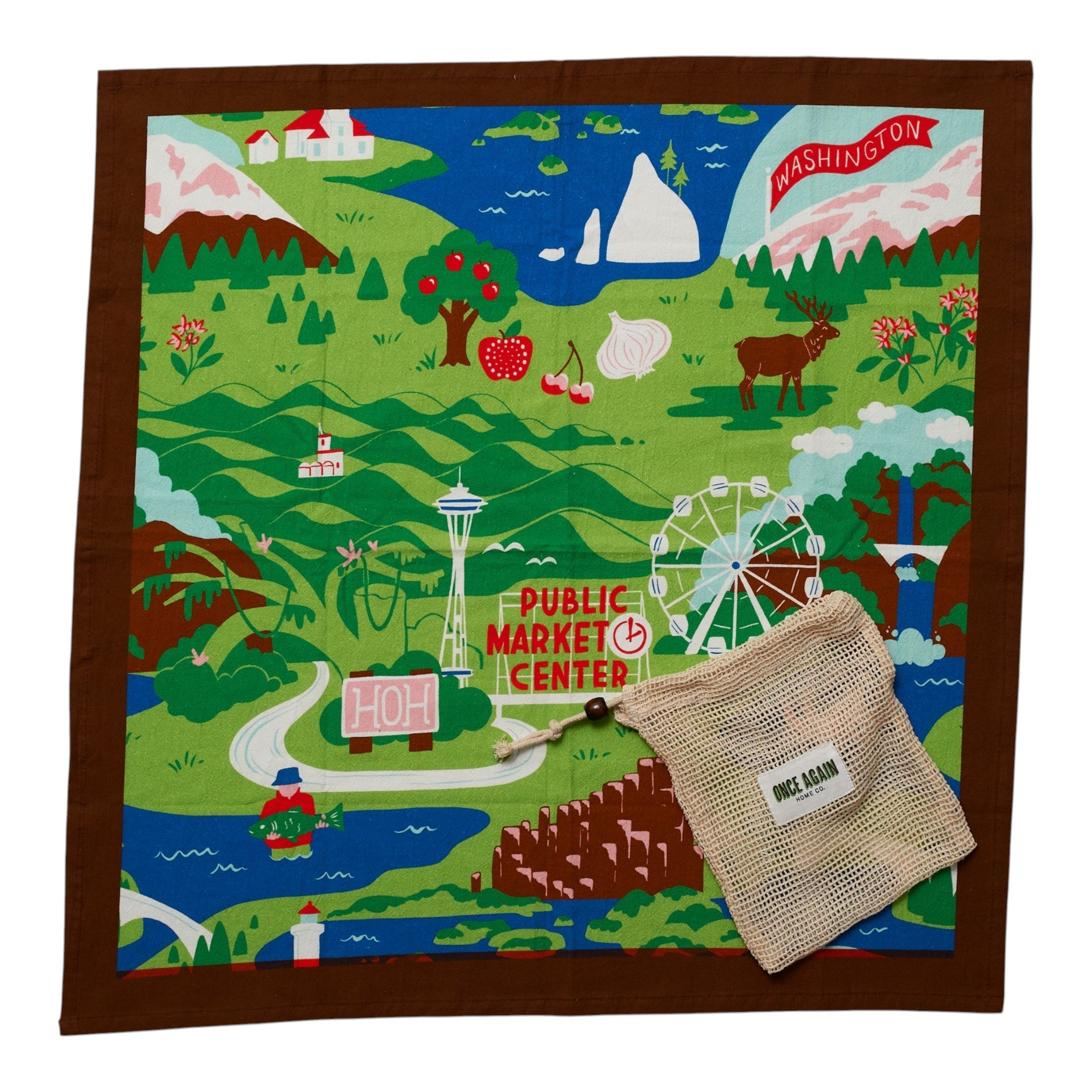 Heritage Organic Towel Set - Washington State - Once Again Home Co.