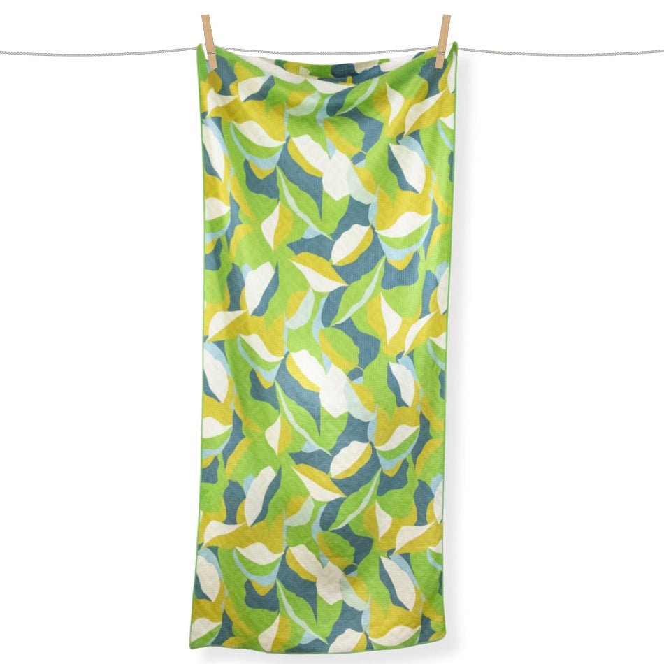 Journey Reversible Beach Towel - Geo Leaf - Once Again Home Co.