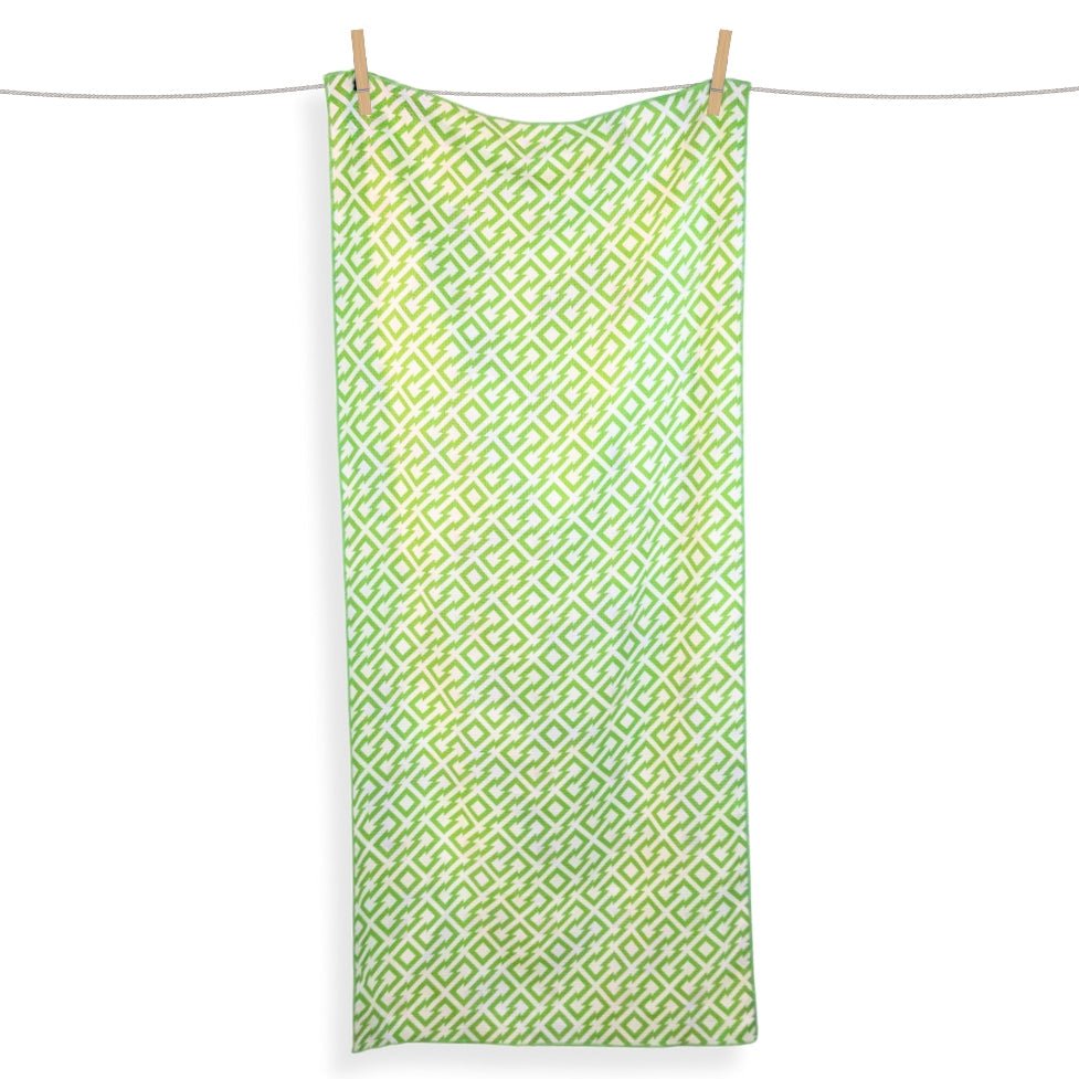 Journey Reversible Beach Towel - Geo Leaf - Once Again Home Co.