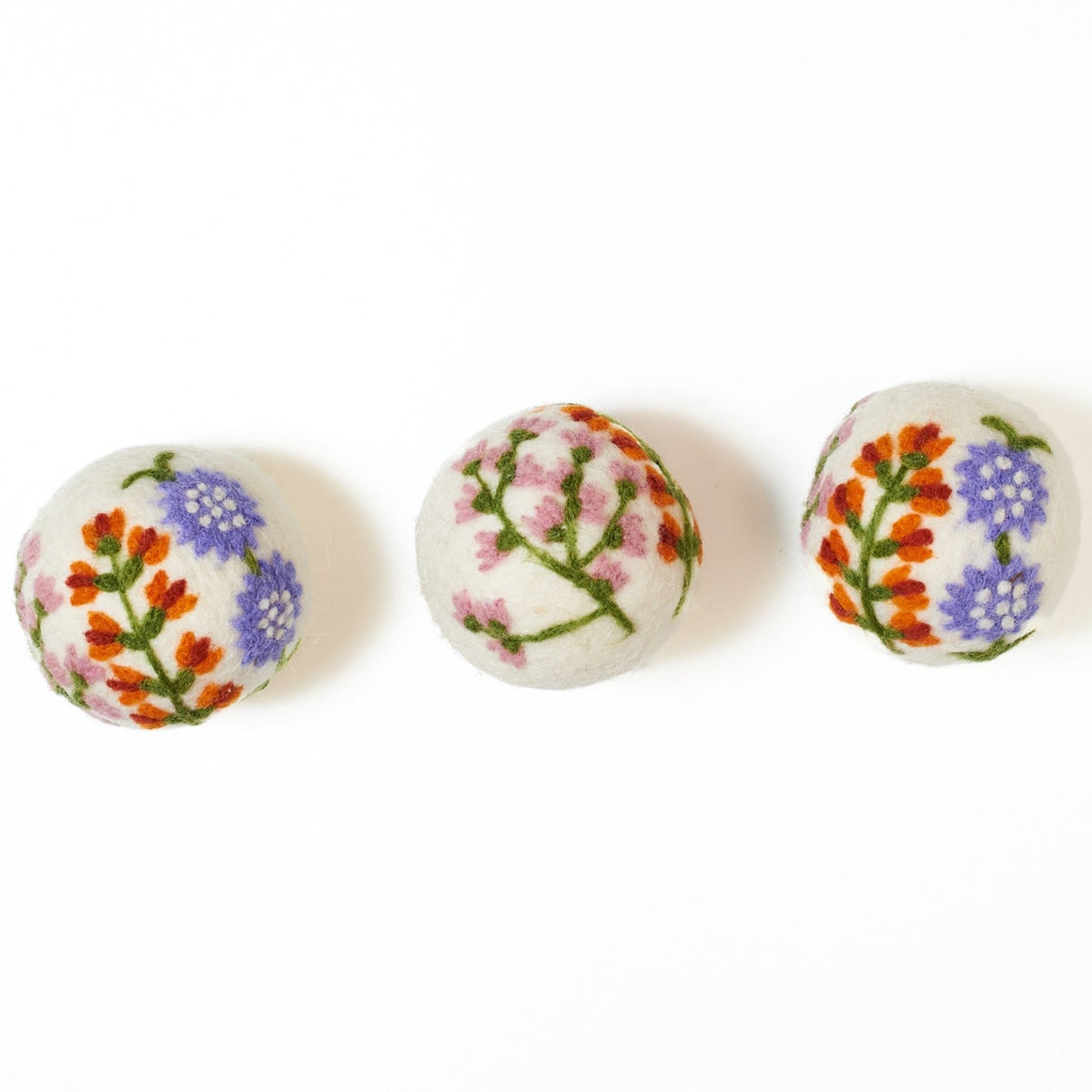 Laundry Wool Dryer Balls - Set of 3 Garden - Once Again Home Co.