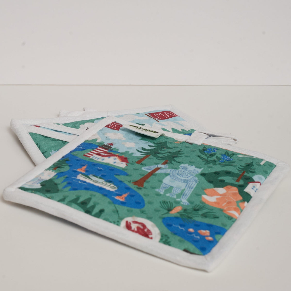 Maine re:heat Potholder - Set of 2 - Once Again Home Co.