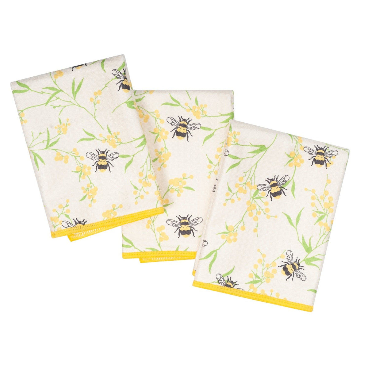 Mighty Mini Towel (Set of 3) - Bumblebee - Once Again Home Co.