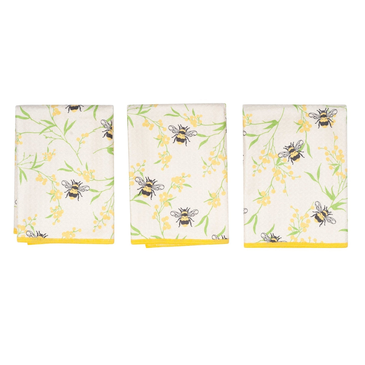 Mighty Mini Towel (Set of 3) - Bumblebee - Once Again Home Co.