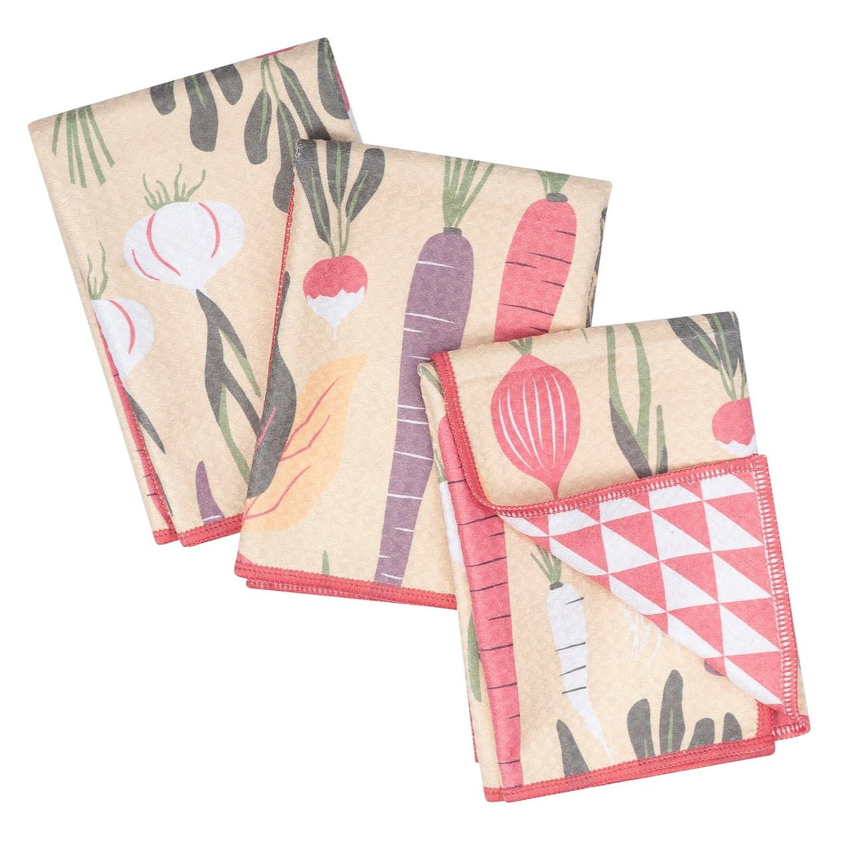 Mighty Mini Towel (Set of 3) Reversible - Heather Jacobs Rooted - Once Again Home Co.