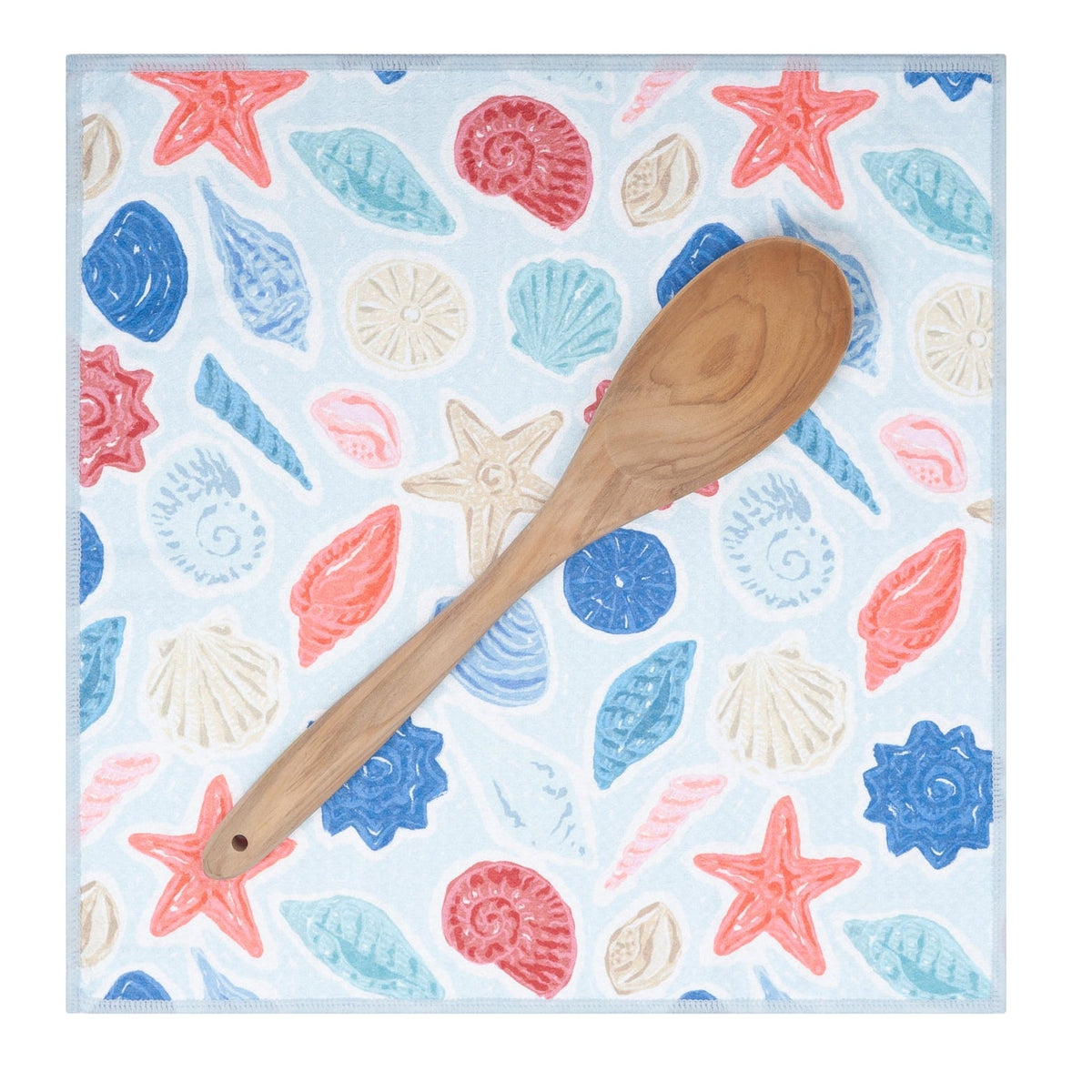 Mighty Mini Towel (Set of 3) Reversible - Iris & Sea Seashell - Once Again Home Co.