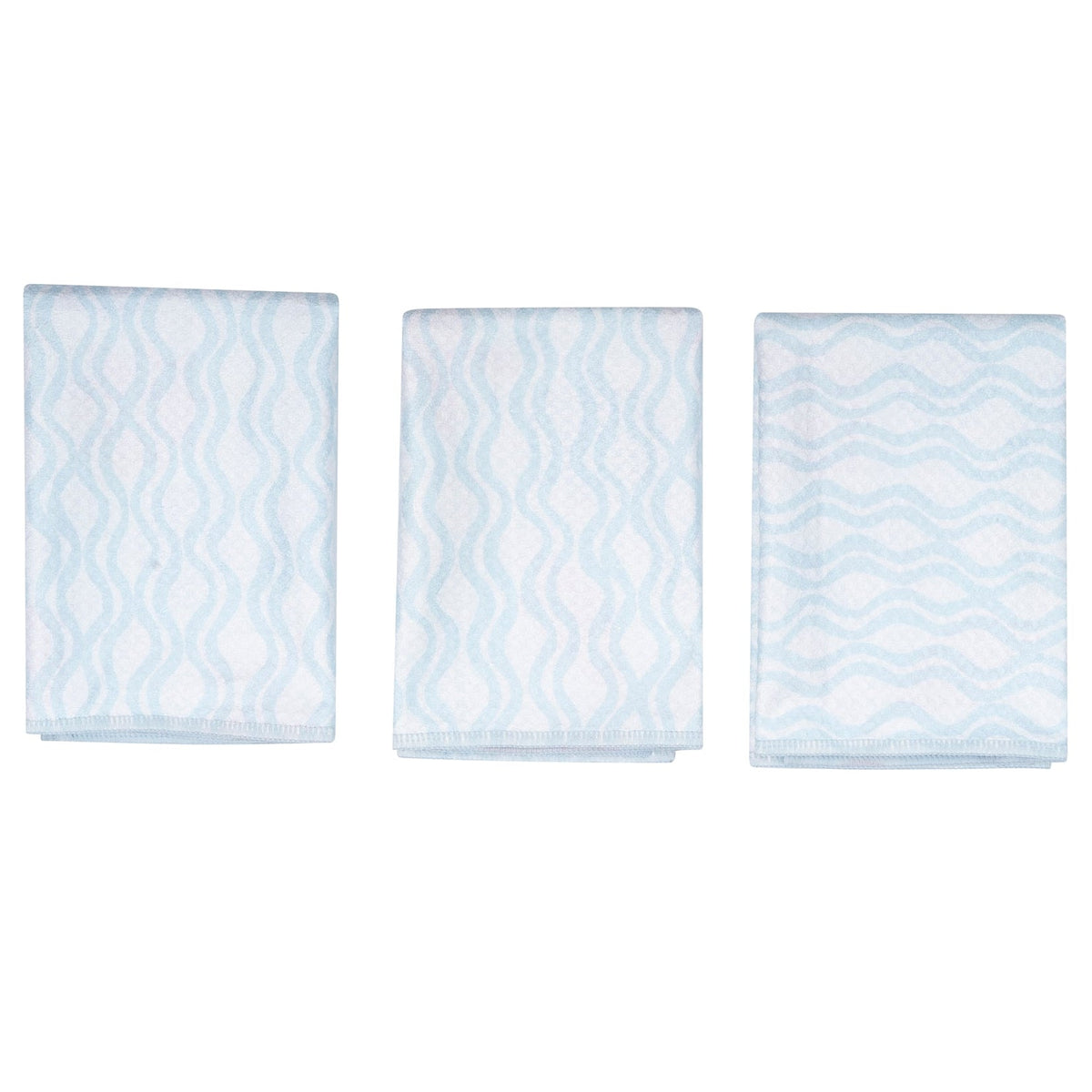 Mighty Mini Towel (Set of 3) Reversible - Iris & Sea Seashell - Once Again Home Co.