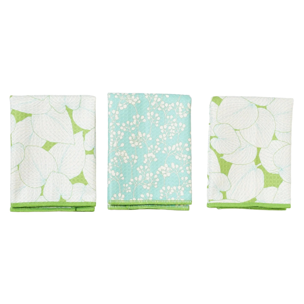 Mighty Mini Towel (Set of 3) Reversible - Jen Danielson Garden Tile - Once Again Home Co.