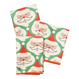 Mighty Mini Towel (Set of 3) Reversible - Jen Owens Santas - Once Again Home Co.