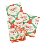 Mighty Mini Towel (Set of 3) Reversible - Jen Owens Santas - Once Again Home Co.