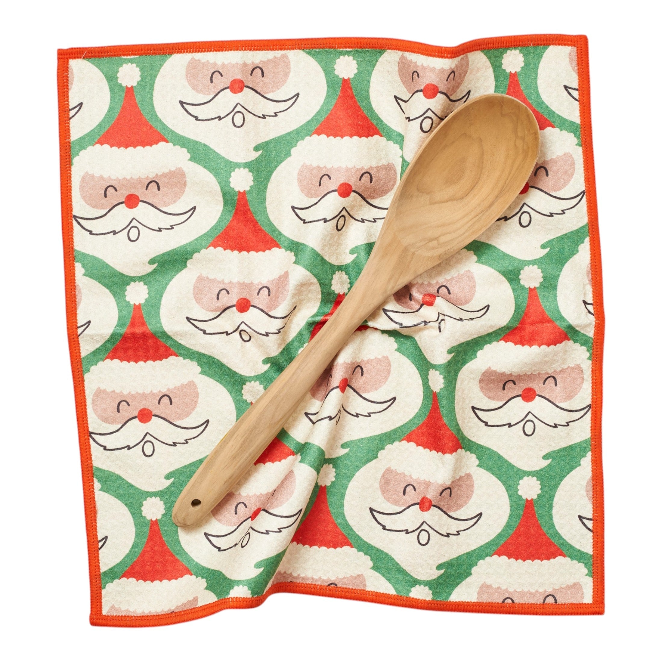 Mighty Mini Towel (Set of 3) Reversible - Jen Owens Santas - Once Again Home Co.