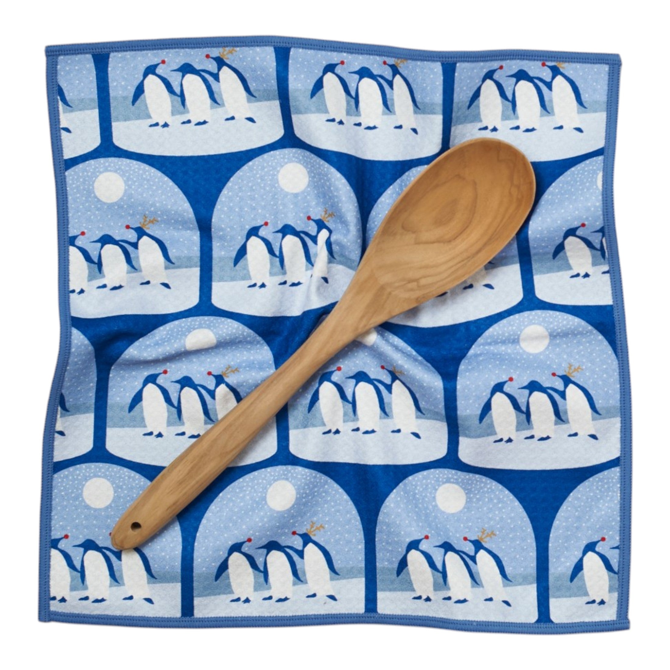 Mighty Mini Towel (Set of 3) Reversible - Kate Nelligan Arctic Penguins - Once Again Home Co.