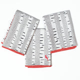 Mighty Mini Towel (Set of 3) Reversible - Kate Nelligan Cardinal - Once Again Home Co.