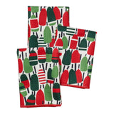 Mighty Mini Towel (Set of 3) Reversible - Kate Nelligan Holiday Truck - Once Again Home Co.